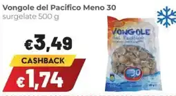 Coop Superstore Vongole del Pacifico Meno 30 offerta