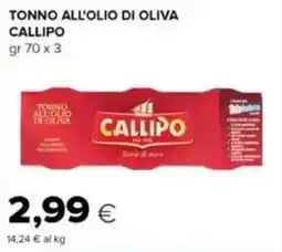Tigre Tonno all'olio di oliva CALLIPO offerta