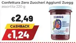 Coop Superstore Confettura Zero Zuccheri Aggiunti Zuegg offerta