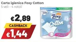 Coop Superstore Carta igienica Foxy Cotton offerta