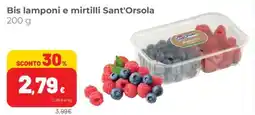 Coop Superstore Bis lamponi e mirtilli Sant'Orsola offerta