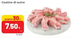 Coop Superstore Costine di suino offerta