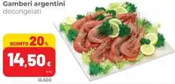 Coop Superstore Gamberi argentini decongelati offerta