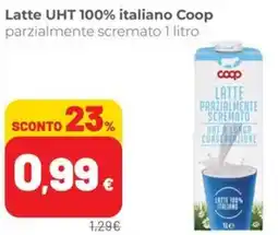 Coop Superstore Latte UHT 100% italiano Coop offerta