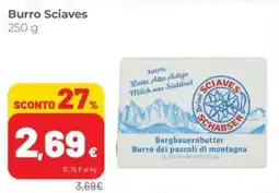 Coop Superstore Burro Sciaves offerta