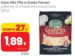 Coop Superstore Gran Mix Fila e Gusta Ferrari offerta
