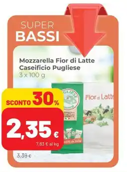 Coop Superstore Mozzarella Fior di Latte Caseificio Pugliese offerta