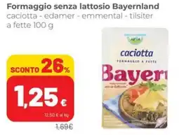 Coop Superstore Formaggio senza lattosio Bayernland offerta