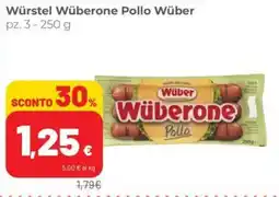 Coop Superstore Würstel Wüberone Pollo Wüber offerta