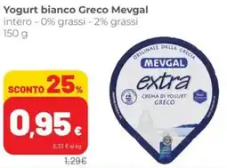 Coop Superstore Yogurt bianco Greco Mevgal offerta