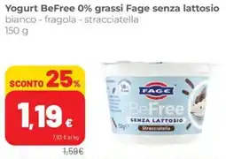 Coop Superstore Yogurt BeFree 0% grassi Fage senza lattosio offerta