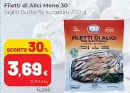 Coop Superstore Filetti di Alici Meno 30 offerta