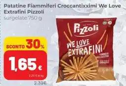 Coop Superstore Patatine Fiammiferi Croccantixximi We Love Extrafini Pizzoli offerta