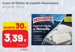 Coop Superstore Cuori di filetto di nasello Pescanova offerta
