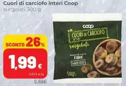 Coop Superstore Cuori di carciofo interi Coop surgelati offerta