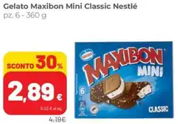 Coop Superstore Gelato Maxibon Mini Classic Nestlé offerta