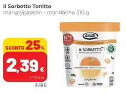 Coop Superstore Il Sorbetto Tonitto offerta