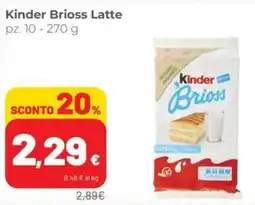 Coop Superstore Kinder Brioss Latte offerta