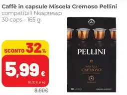 Coop Superstore Caffè in capsule Miscela Cremoso Pellini offerta