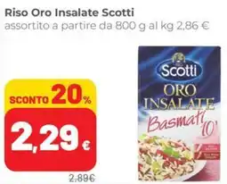 Coop Superstore Riso Oro Insalate Scotti offerta