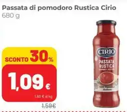 Coop Superstore Passata di pomodoro Rustica Cirio offerta