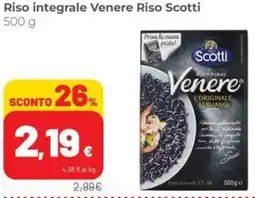 Coop Superstore Riso integrale Venere Riso Scotti offerta