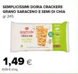 Tigre Semplicissimi doria crackers grano saraceno e semi di chia offerta