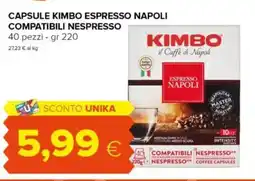 Tigre Capsule kimbo espresso napoli compatibili nespresso offerta