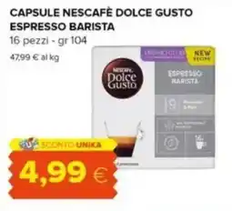 Tigre Capsule nescafè dolce gusto espresso BARISTA offerta