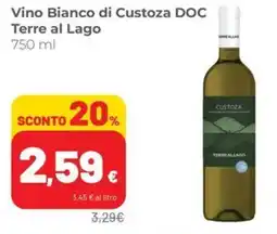 Coop Superstore Vino Bianco di Custoza DOC Terre al Lago offerta