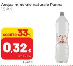 Coop Superstore Acqua minerale naturale Panna offerta