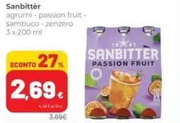Coop Superstore Sanbitter agrumi - passion fruit - sambuco - zenzero offerta
