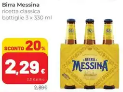 Coop Superstore Birra Messina offerta