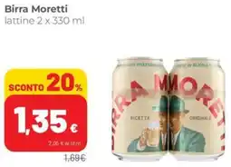 Coop Superstore Birra Moretti lattine offerta
