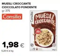 Tigre Consilia muesli croccante cioccolato fondente offerta