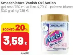 Coop Superstore Smacchiatore Vanish Oxi Action offerta
