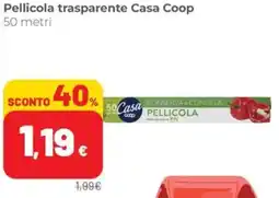Coop Superstore Pellicola trasparente Casa Coop 50 metri offerta