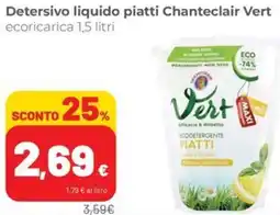 Coop Superstore Detersivo liquido piatti Chanteclair Vert offerta