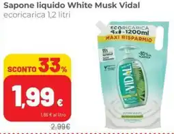 Coop Superstore Sapone liquido White Musk Vidal offerta