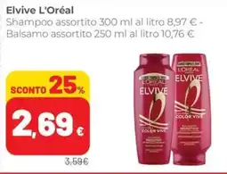 Coop Superstore Elvive L'Oréal Shampoo-Balsamo offerta
