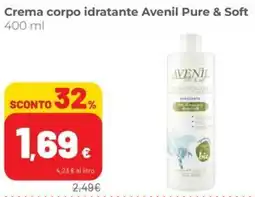 Coop Superstore Crema corpo idratante Avenil Pure & Soft offerta