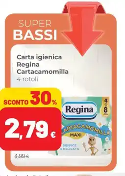 Coop Superstore Carta igienica Regina Cartacamomilla offerta