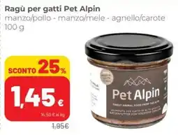 Coop Superstore Ragù per gatti Pet Alpin offerta