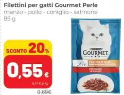 Coop Superstore Filettini per gatti Gourmet Perle offerta