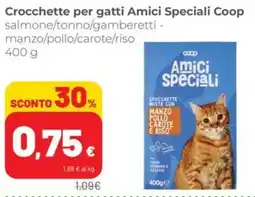 Coop Superstore Crocchette per gatti Amici Speciali Coop offerta