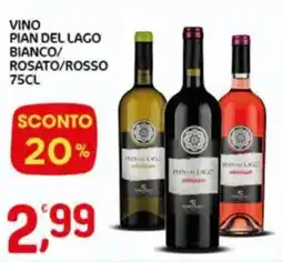 Crai Vino pian del lago bianco/ rosato/rosso offerta