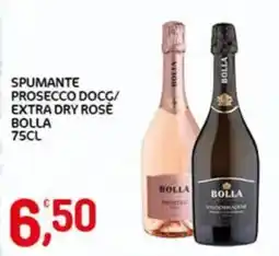 Crai Spumante prosecco docg/ extra dry rosè BOLLA offerta
