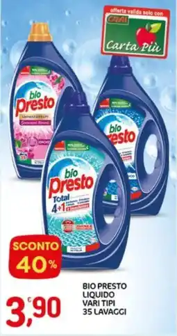 Crai Bio presto liquido vari tipi offerta