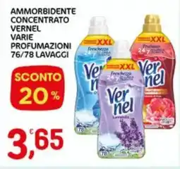 Crai Ammorbidente concentrato vernel varie profumazioni offerta