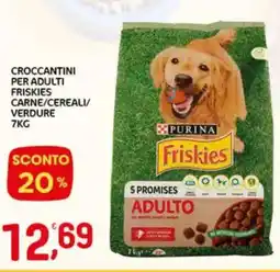 Crai Croccantini per adulti friskies carne/cereali/ verdure PURINA offerta